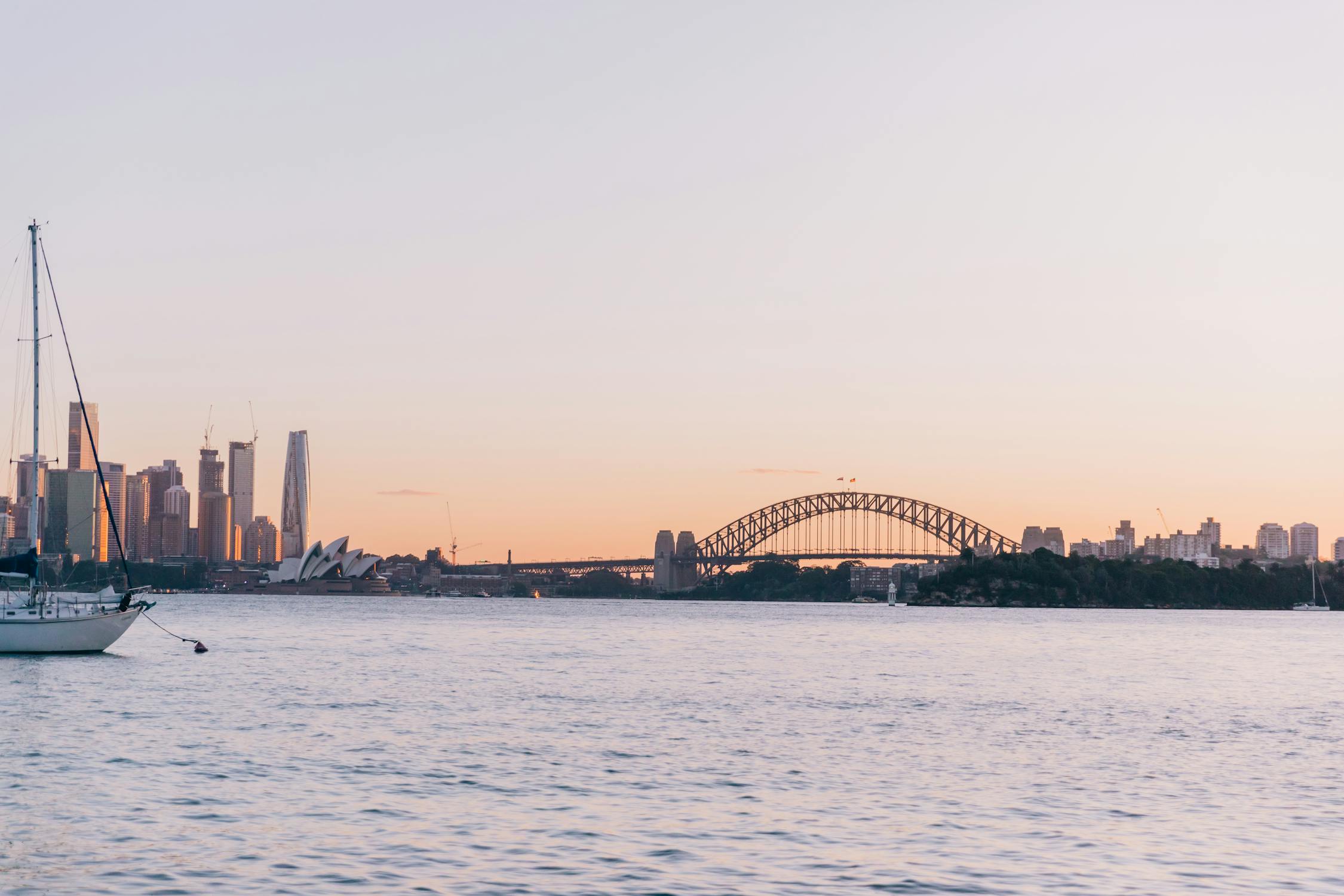 free photo of sydney harbour bridge