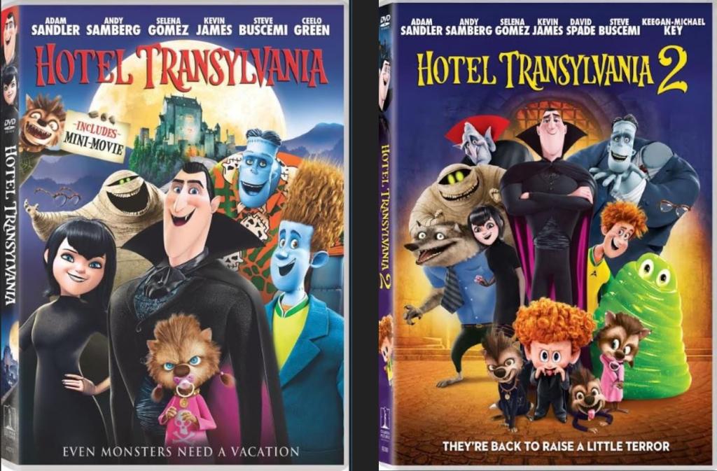 Hotel Transylvania & Hotel Transylvania 2 DVD Giveaway!