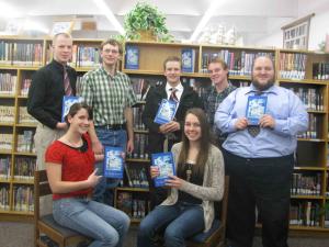 L to R - Standing - Bobby Nelson, Nate Osburn, Calvin Boll, Brennan Taylor, Eric DuPuis - Sitting - Maryssa McLeish, Arielle Smith