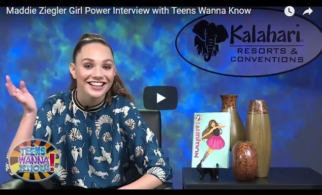 Maddie Ziegler Girl Power Interview with Teens Wanna Know