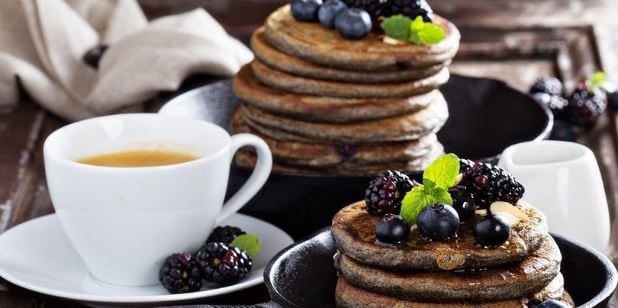 oatmeal blueberry pancakes