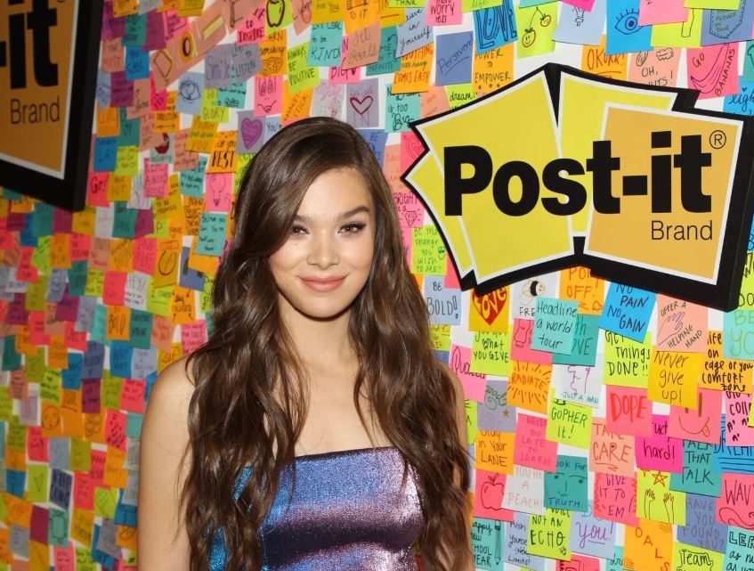 Hailee Steinfeld inspires students at Make Your Dreams Stick event